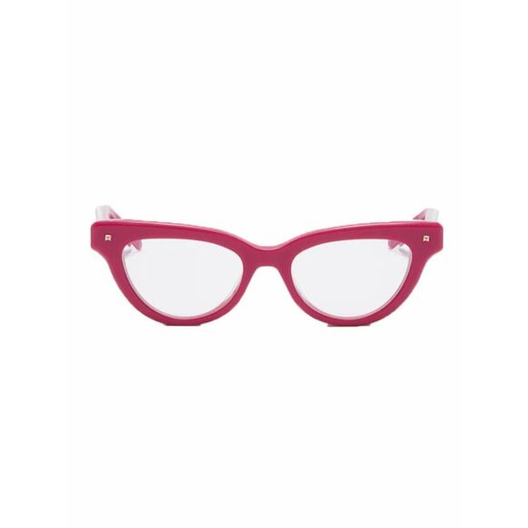 NEW!! Valentino Hot Pink Cat-Eye Women\'s Eyeglass Frames - Authentic main image 5